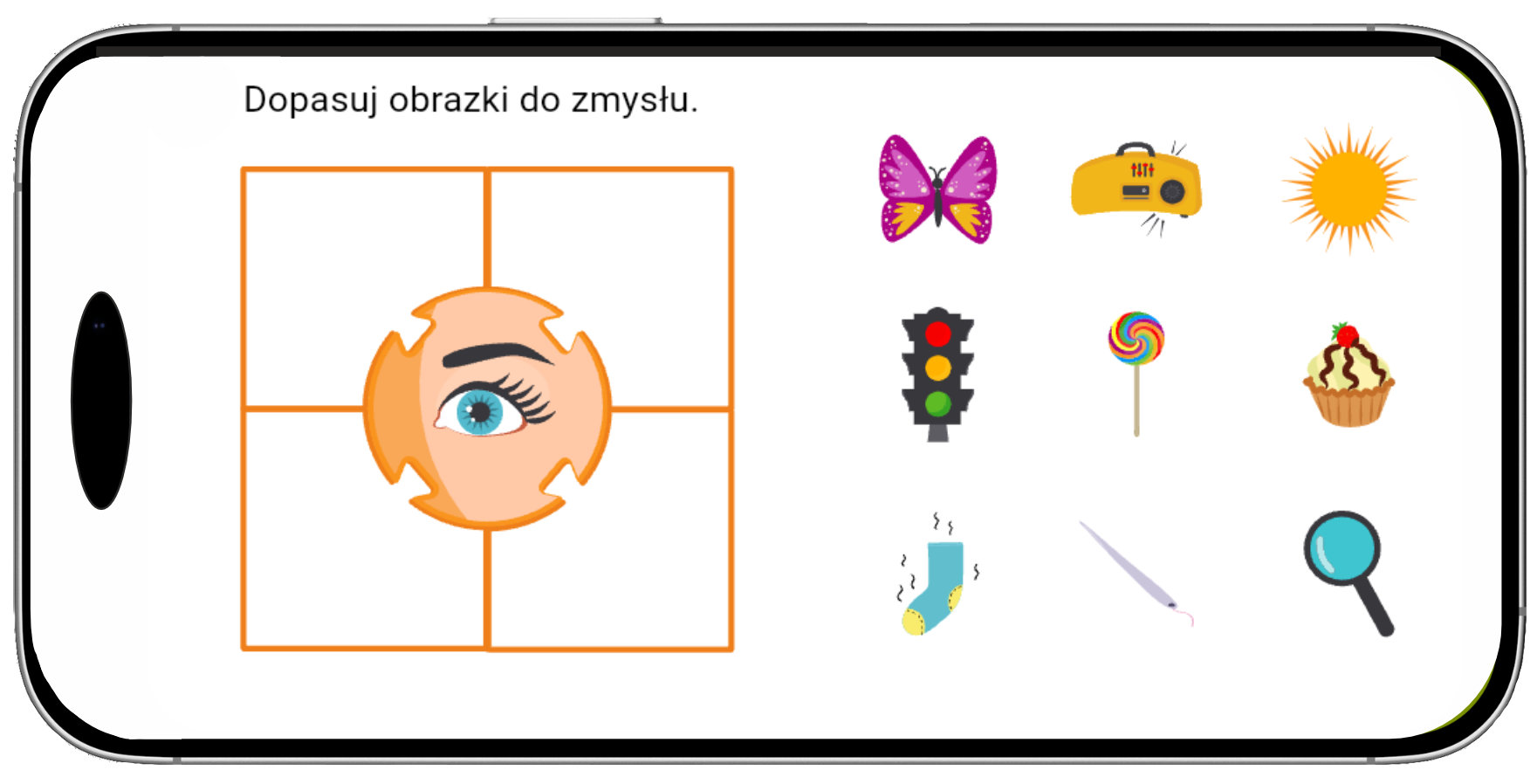 przykladowa gra zmysły